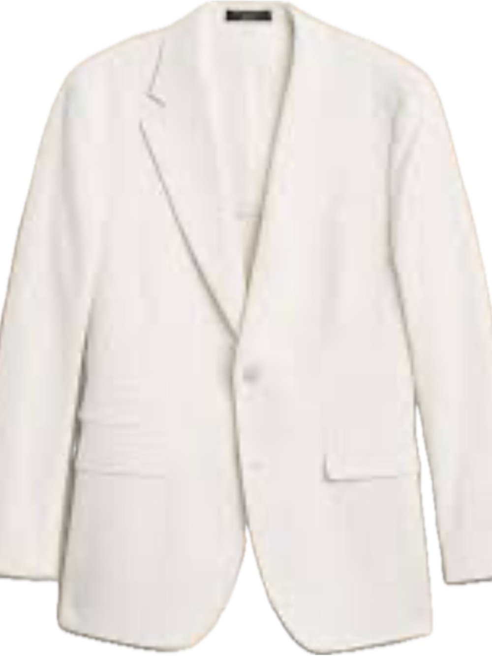 Banana Republic white Single-Button Blazer